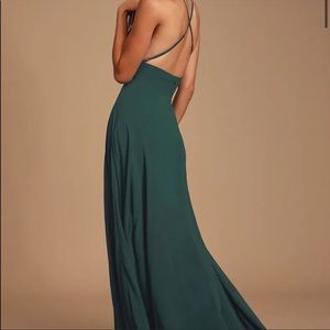 Emerald Green Lulu’s formal dress